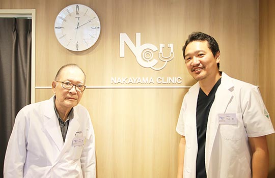 先代院長 中山 旭 院長 中山 昇